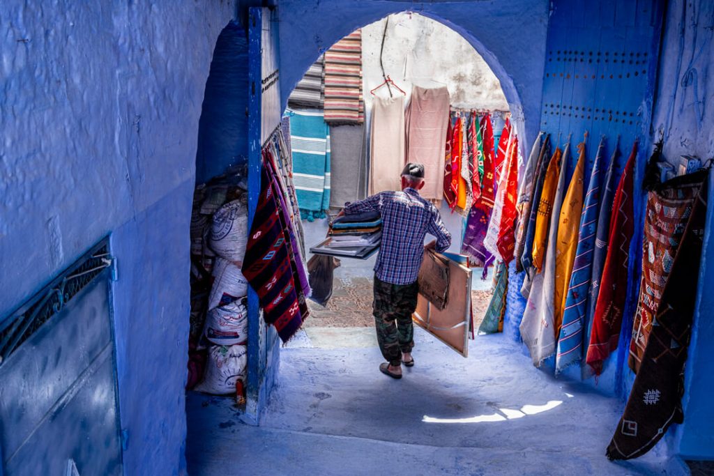 Persone in giro Chefchaouen