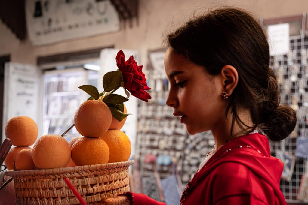 Venditore spremute Marocco