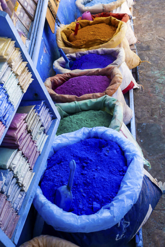 I cesti di coloranti